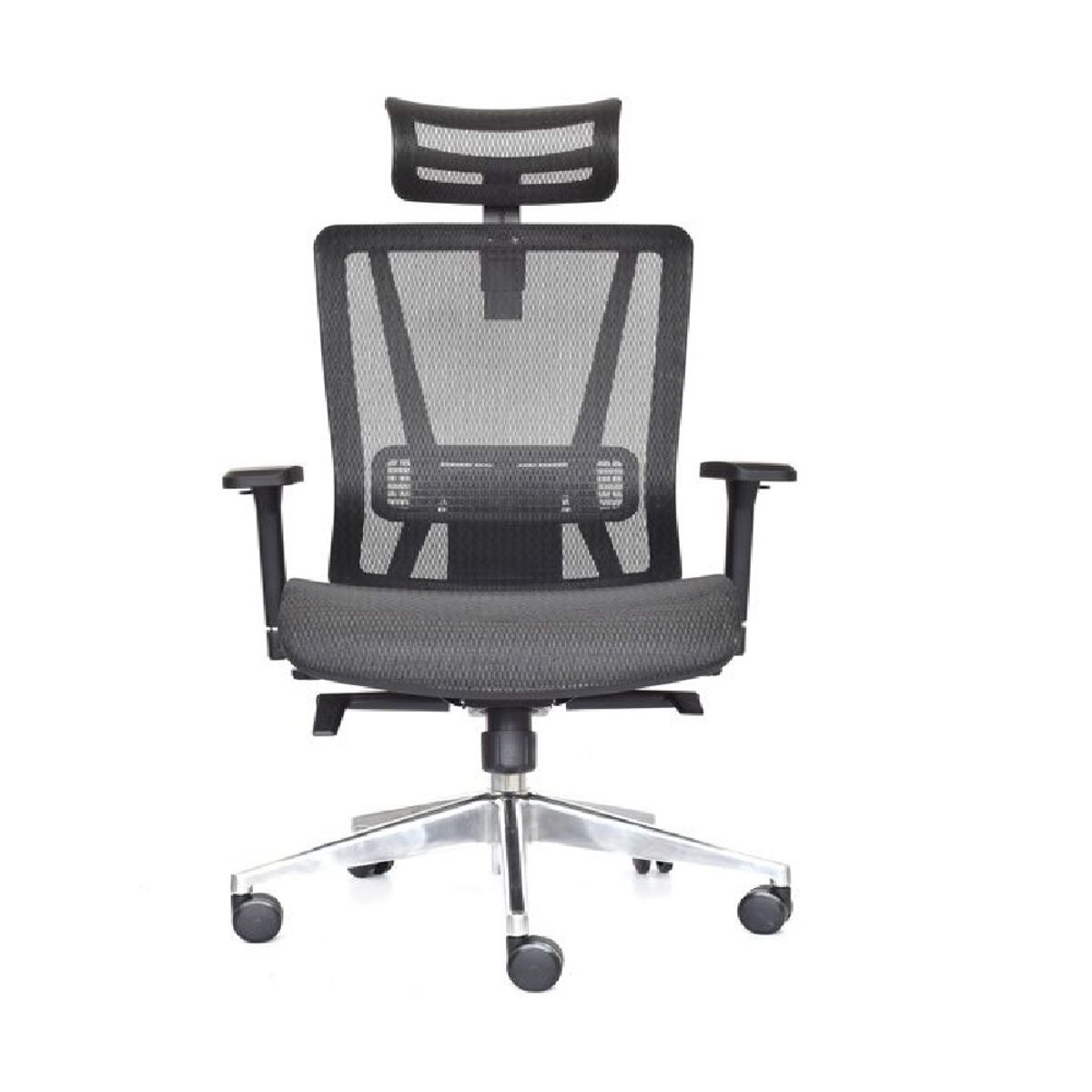 MOBELART - Silla de Oficina Presidente Nefi Negro Ergonómica möbelArt