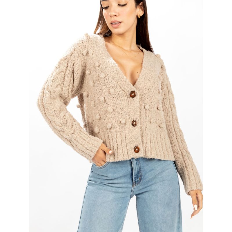 INGREEN - Chompa tejida en baby alpaca