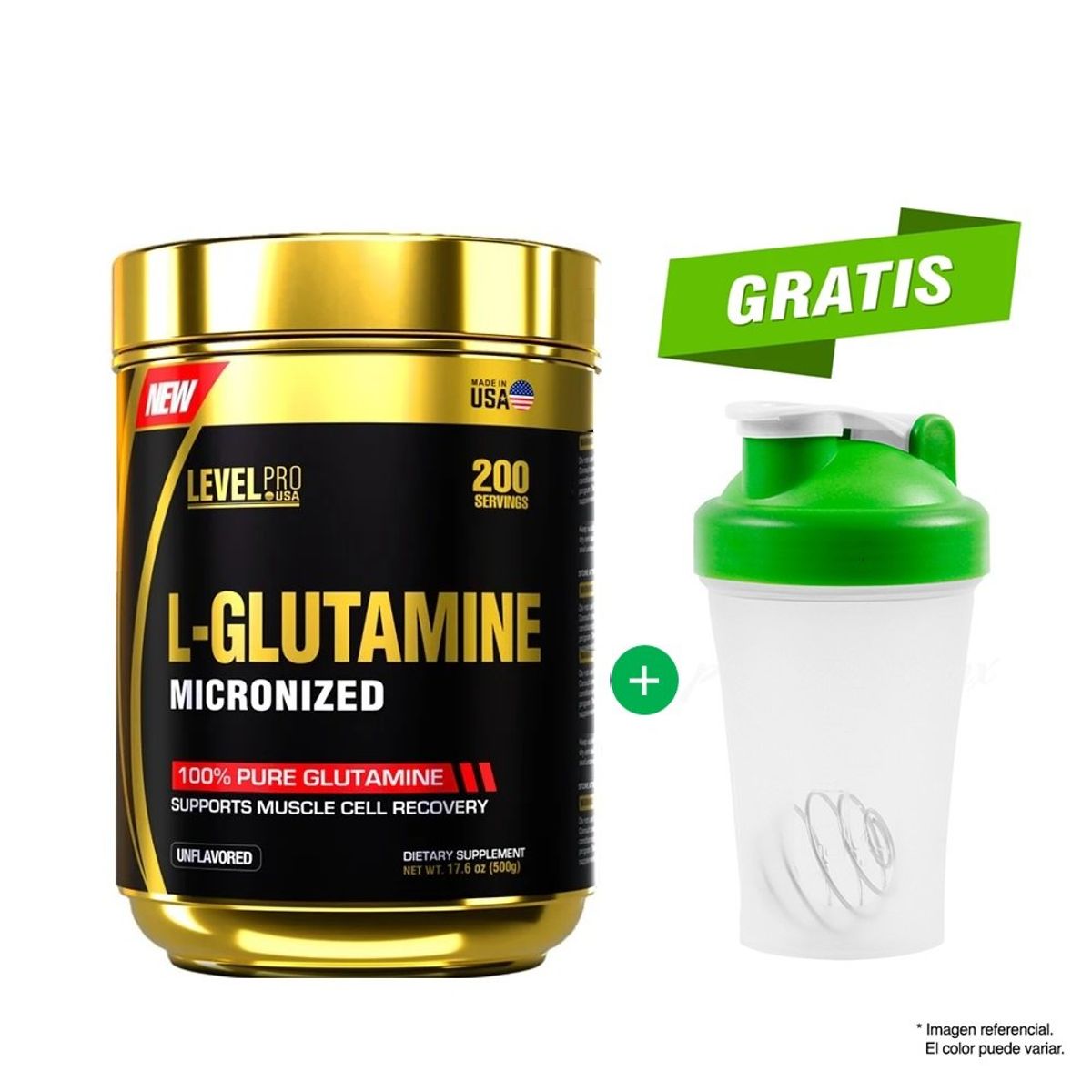 LEVEL PRO - Glutamina Level Pro Glutapure 500gr