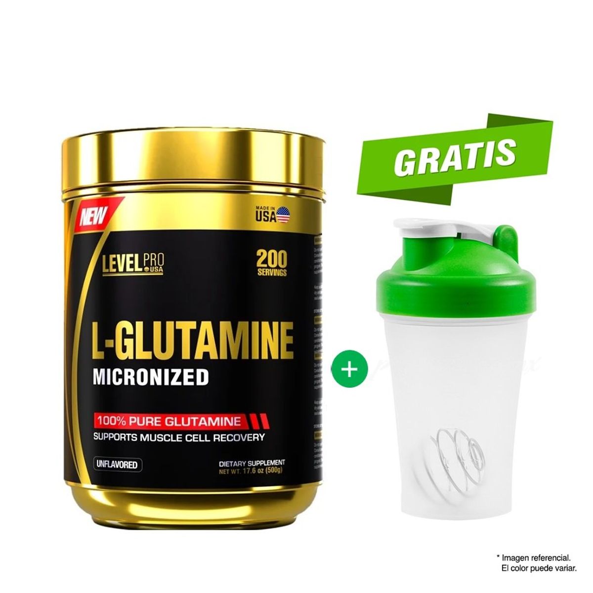 LEVEL PRO - Glutamina Level Pro Glutapure 500gr