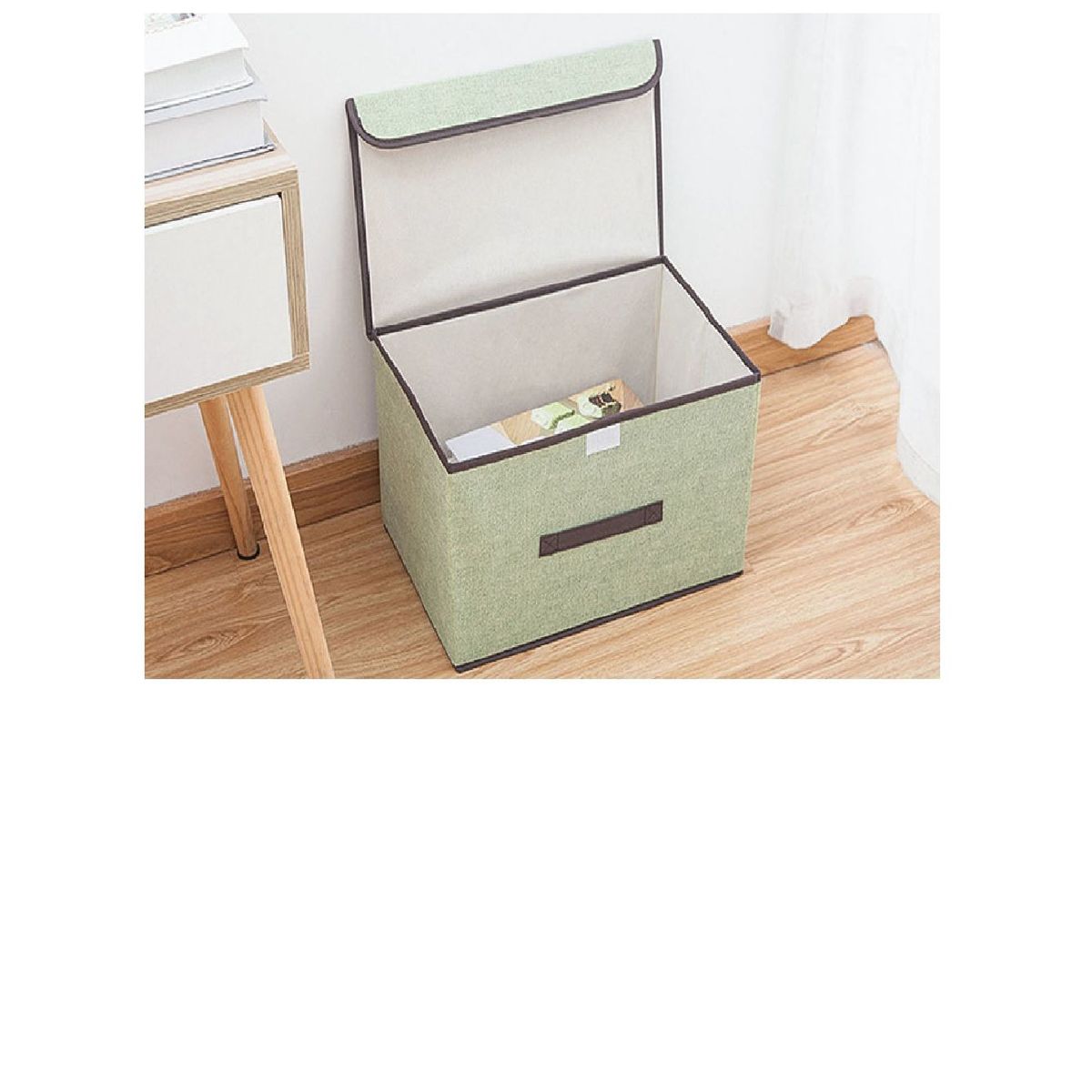 GENERICO - Caja de Almacenamiento con Tapa Portátil Plegable Multiusos