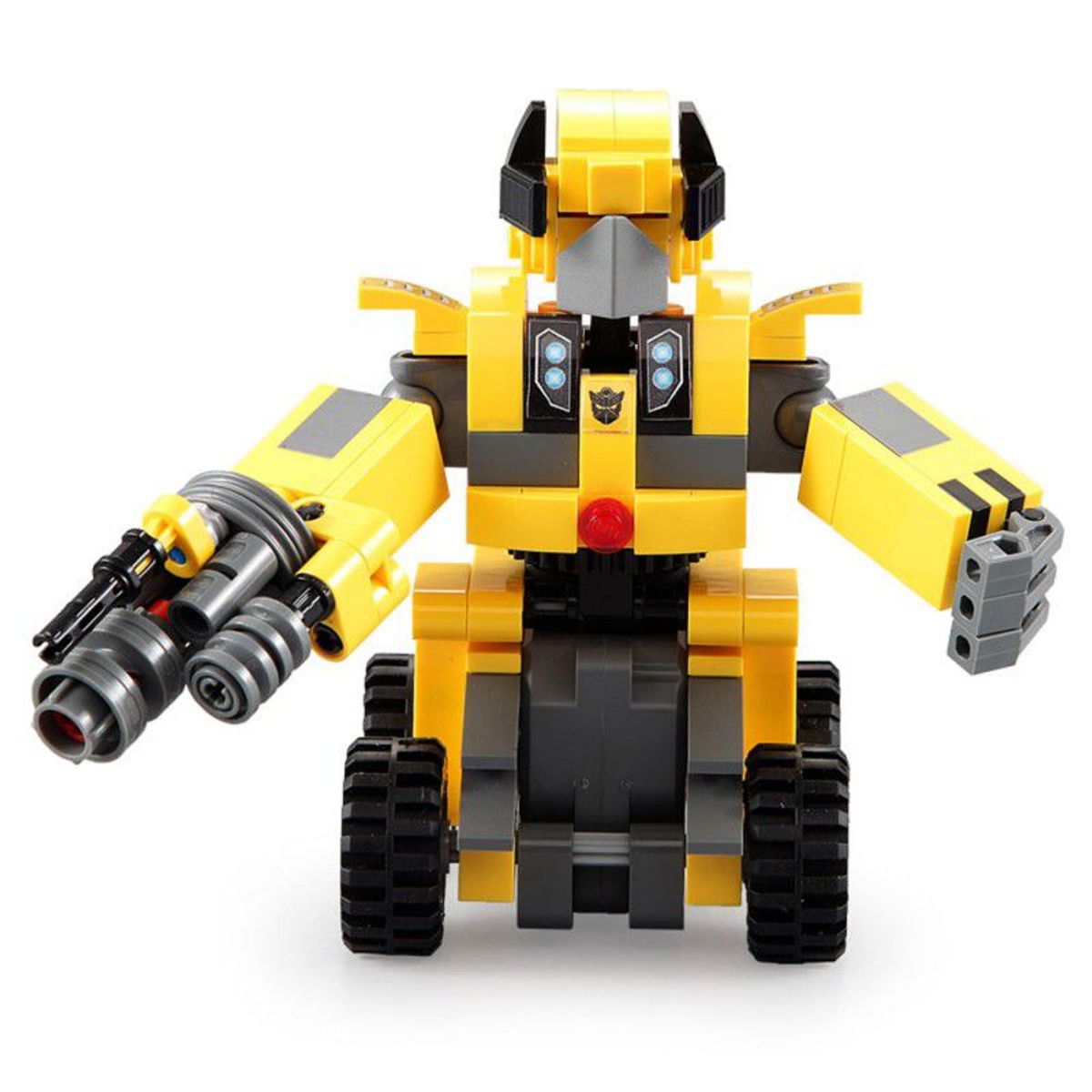 DOUBLE E - Juguete Bloques Robot Transformer 2 en 1 267pcs Tipo Lego