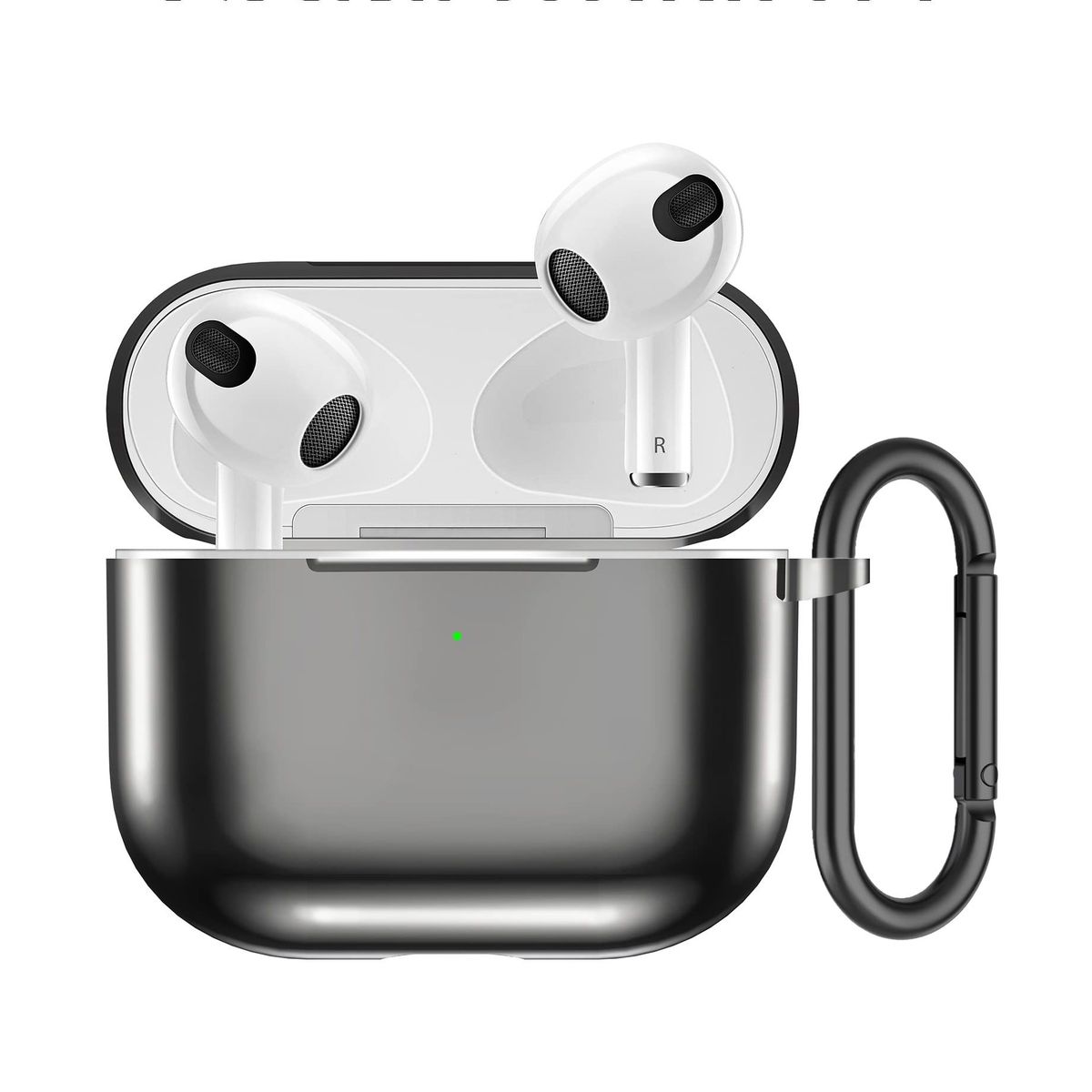 OTTOWARE - CASE TPU PARA AIRPODS 3ERA GENERACION NEGRO