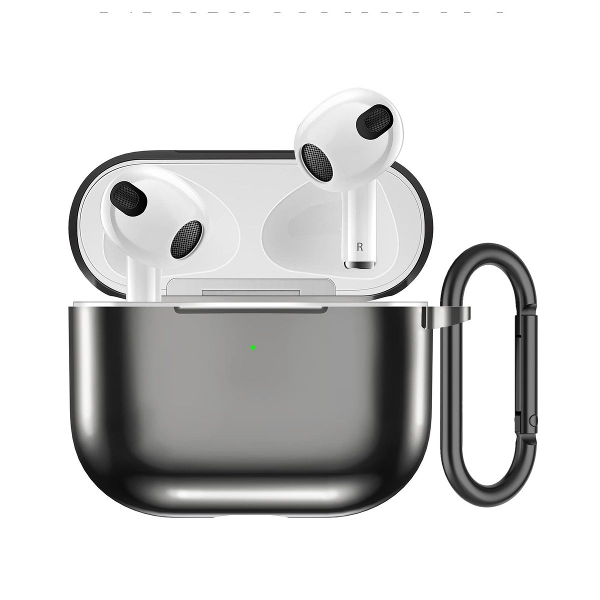 OTTOWARE - CASE TPU PARA AIRPODS 3ERA GENERACION NEGRO