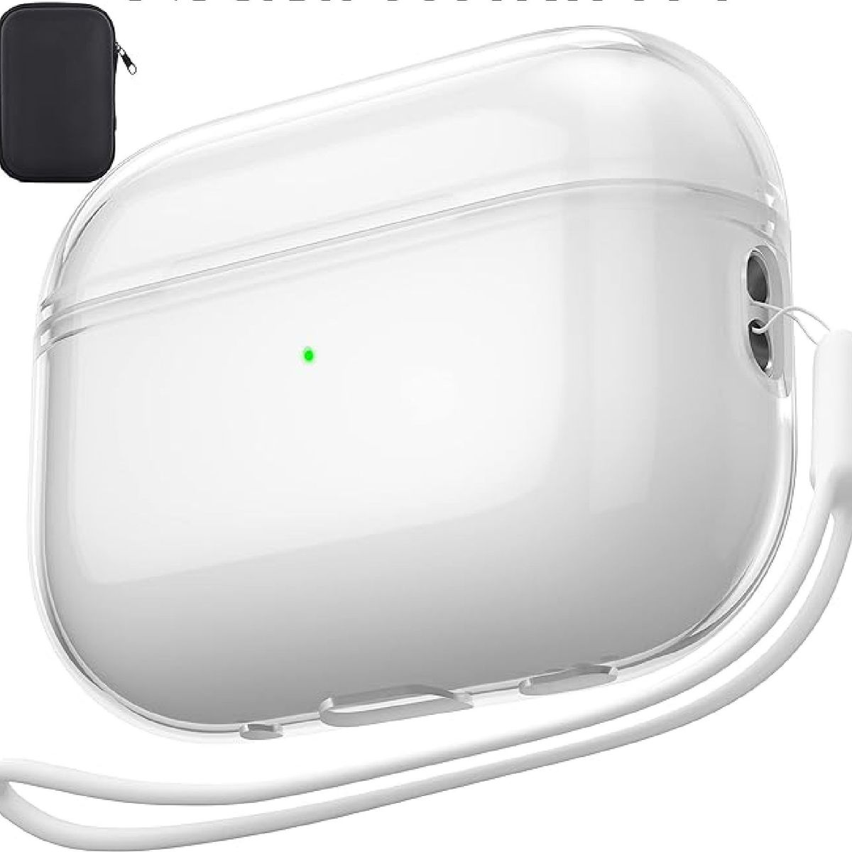 OTTOWARE - CASE TPU PARA AIRPODS 1ERA Y 2DA GENERACION TRANSPARENTE