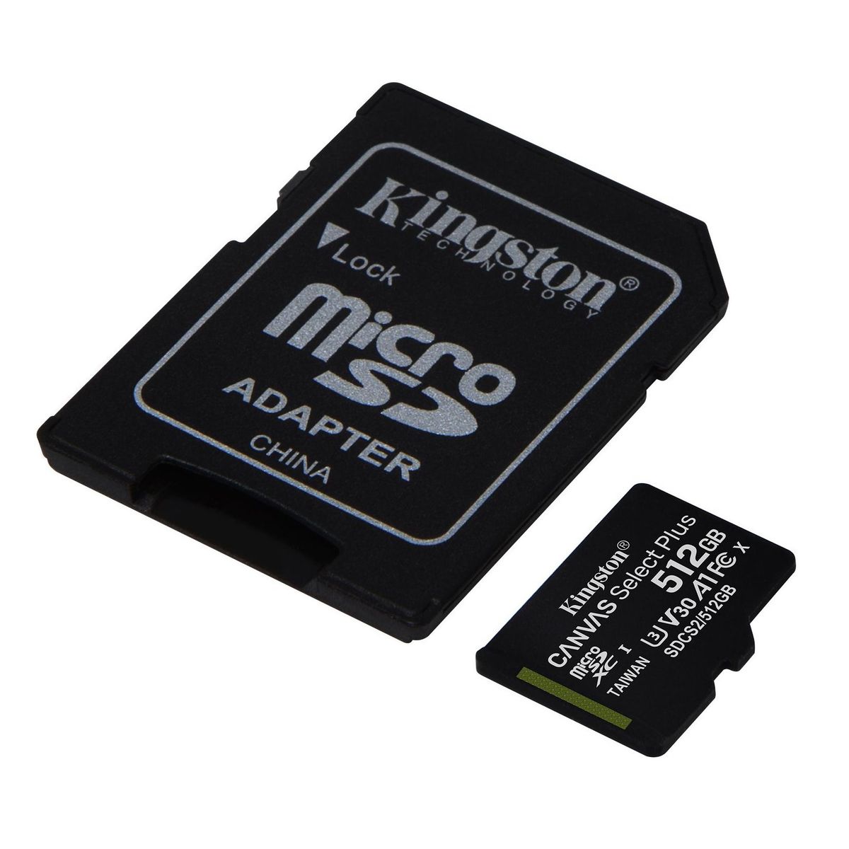 KINGSTON - Memoria Micro Sd Kingston Original 512 Gb. Clase 10 100 Mb/s