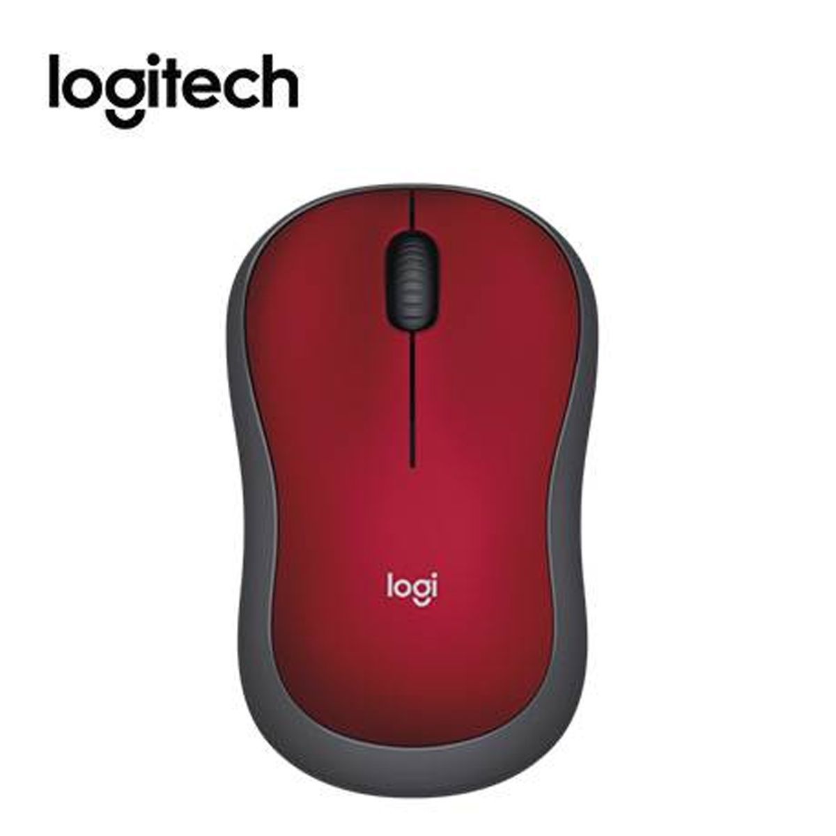 LOGITECH - Mouse Logitech M185  Rojo