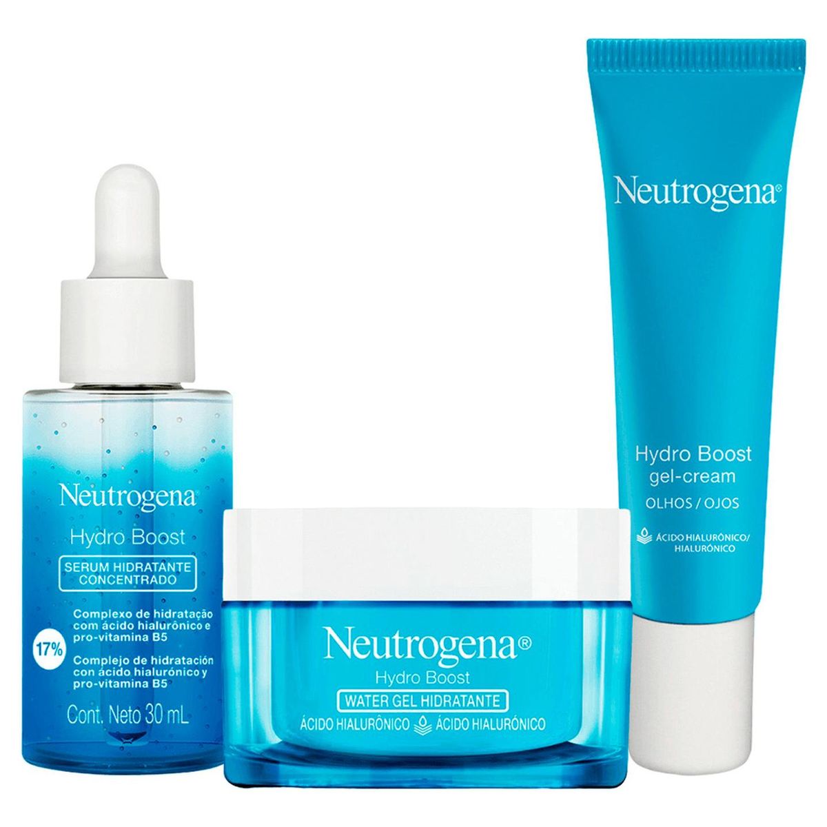 NEUTROGENA - Pack Neutrogena Water Gel + Serum + Contorno + Neceser