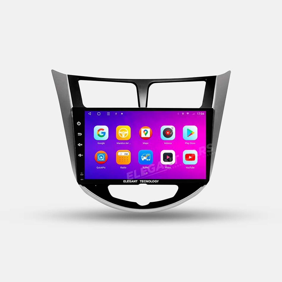 GENERICO - Autoradio Android Elegant Tecnology Hyundai Accent 2011-2020 4-64Gb