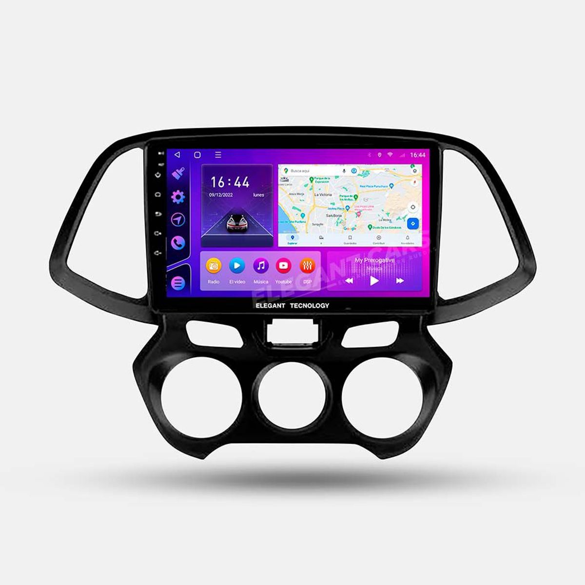 GENERICO - Autoradio Android Elegant Tecnology Hyundai Atos 2019-2020 4-64Gb