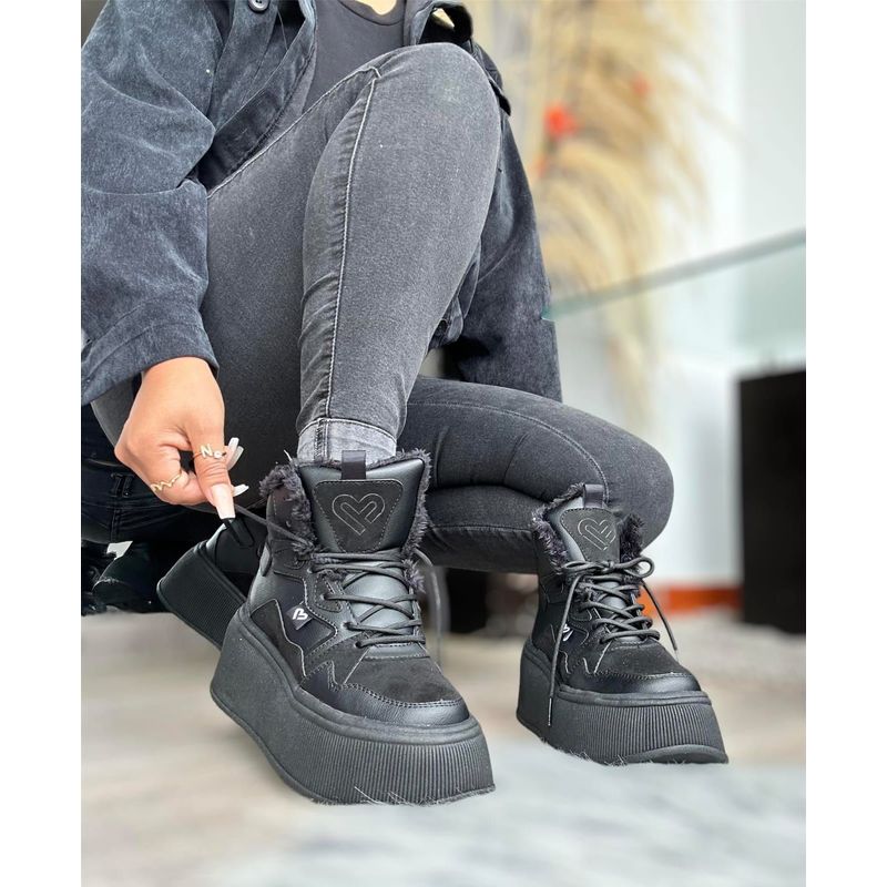 MAGDALENA SHOES - Zapatillas Chunky mujer MIRANDA 836 Negro