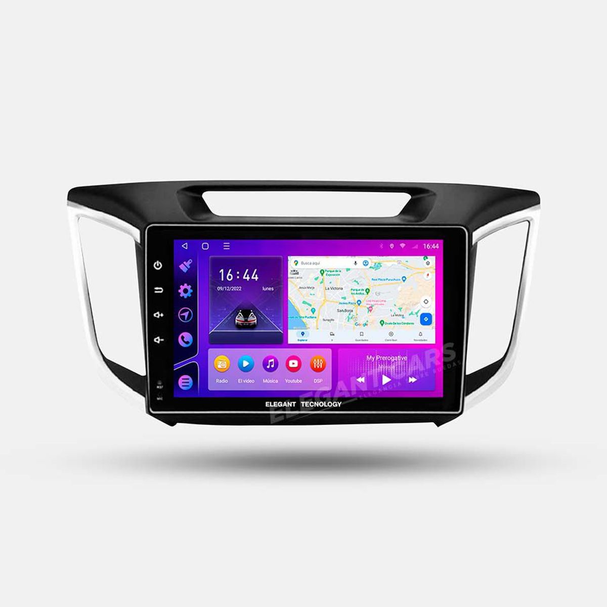 GENERICO - Autoradio Android Elegant Tecnology Hyundai Creta 2014-2021 4-64Gb