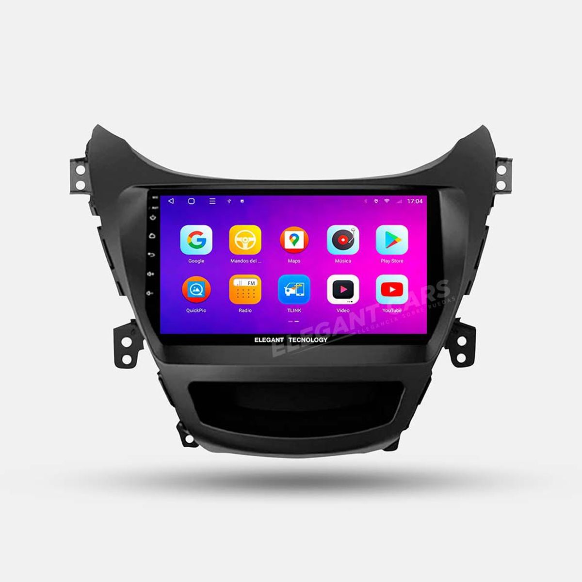 GENERICO - Autoradio Android Elegant Tecnology Hyundai Elantra 2011-2013 4-64Gb