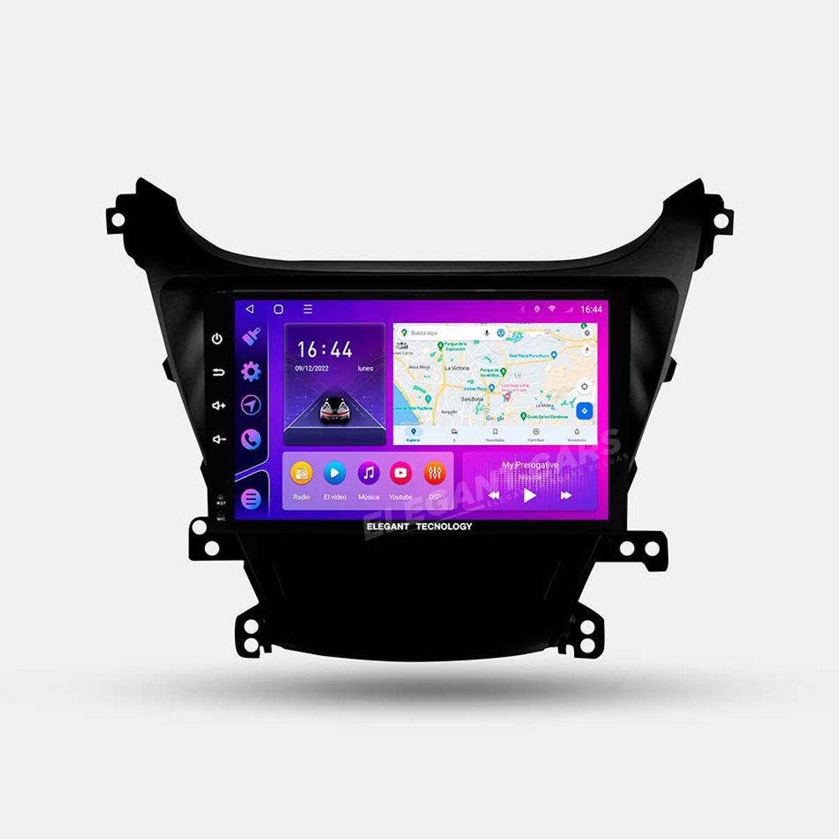 GENERICO - Autoradio Android Elegant Tecnology Hyundai Elantra 2014-2015 4-64Gb