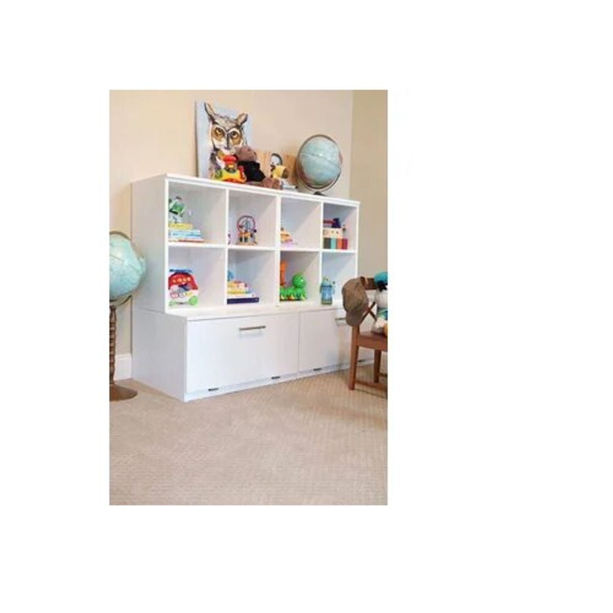 GENERICO - ORGANIZADOR JUGUETERO ENCANTADO - LA CASA DEL MUEBLERO - BLANCO