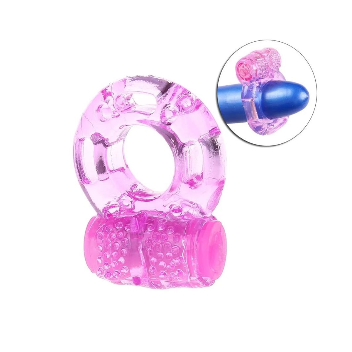 GENERICO - ANILLO VIBRADOR CON PILAS