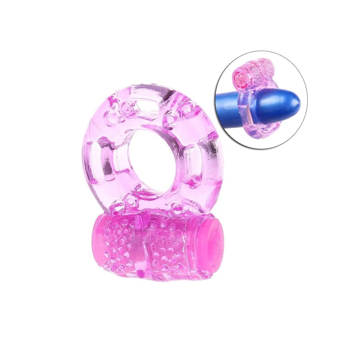 GENERICO - ANILLO VIBRADOR CON PILAS