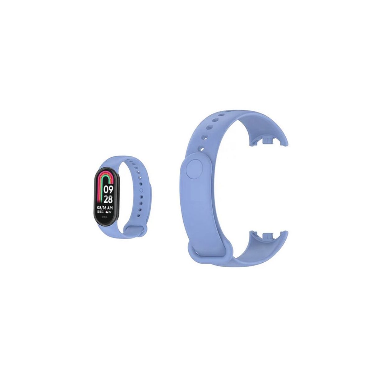 GENERICO - Correa de Silicona para Xiaomi Mi Band 8 Blue