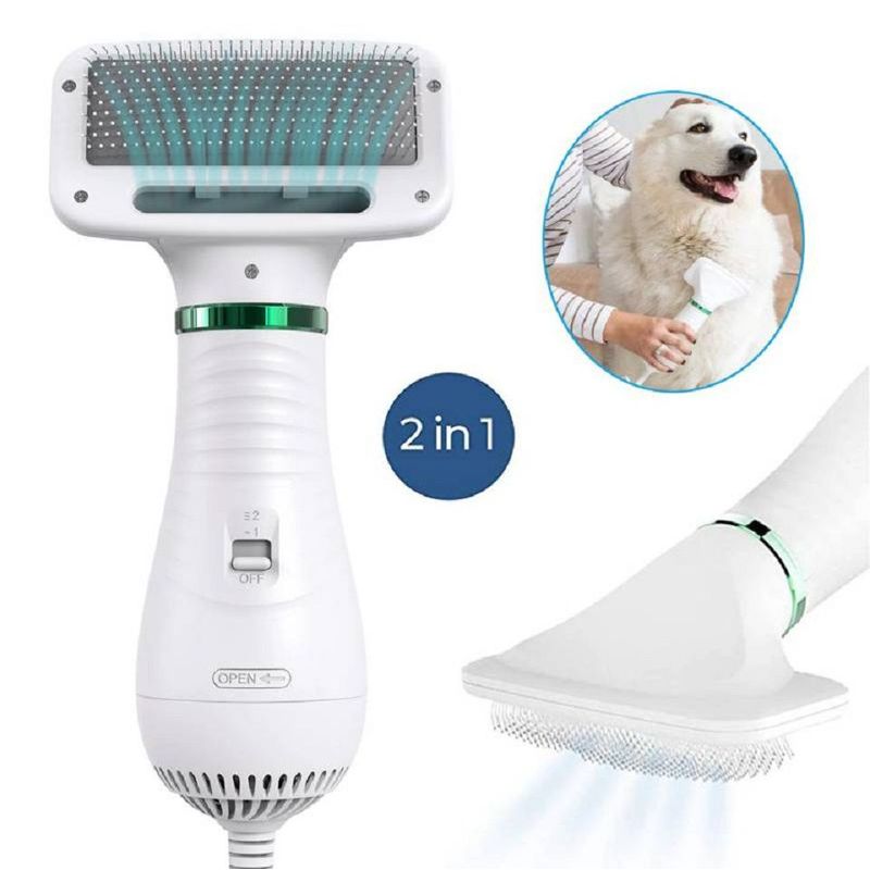 GENERICO - Secador de Pelo Portátil para Perros y Gatos 2 en 1