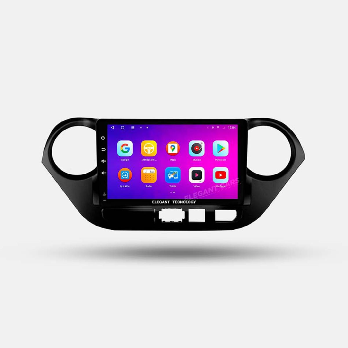 GENERICO - Autoradio Android Elegant Tecnology Hyundai i10 2013-2019 4-64Gb 4+64GB 8 Nucleos +Chip