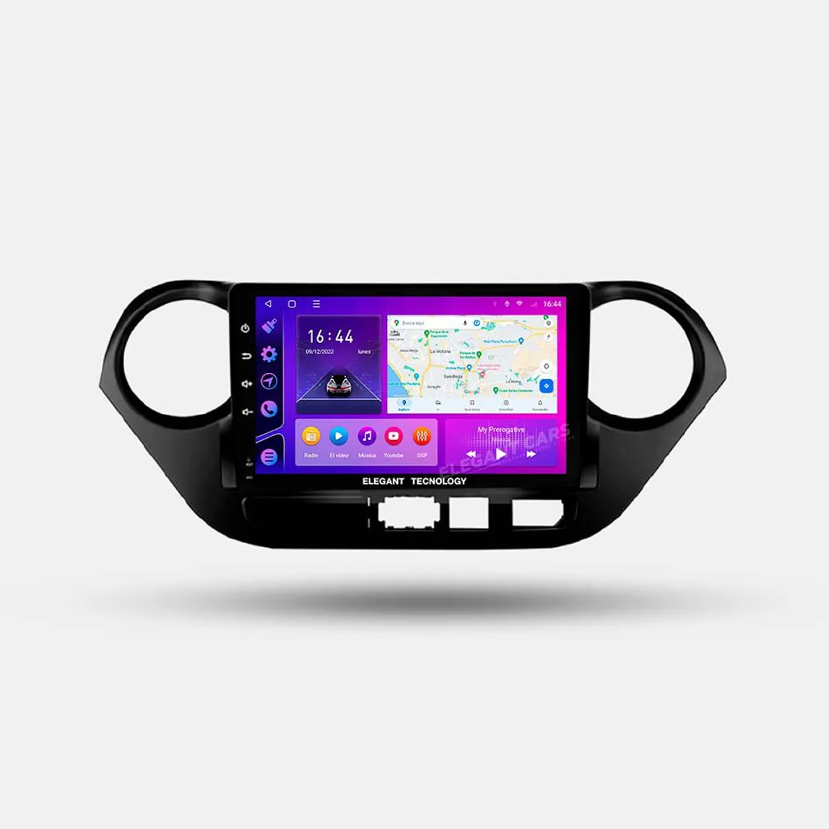 GENERICO - Autoradio Android Elegant Tecnology Hyundai i10 2013-2019 4-64Gb 4+64GB 8 Nucleos +Chip