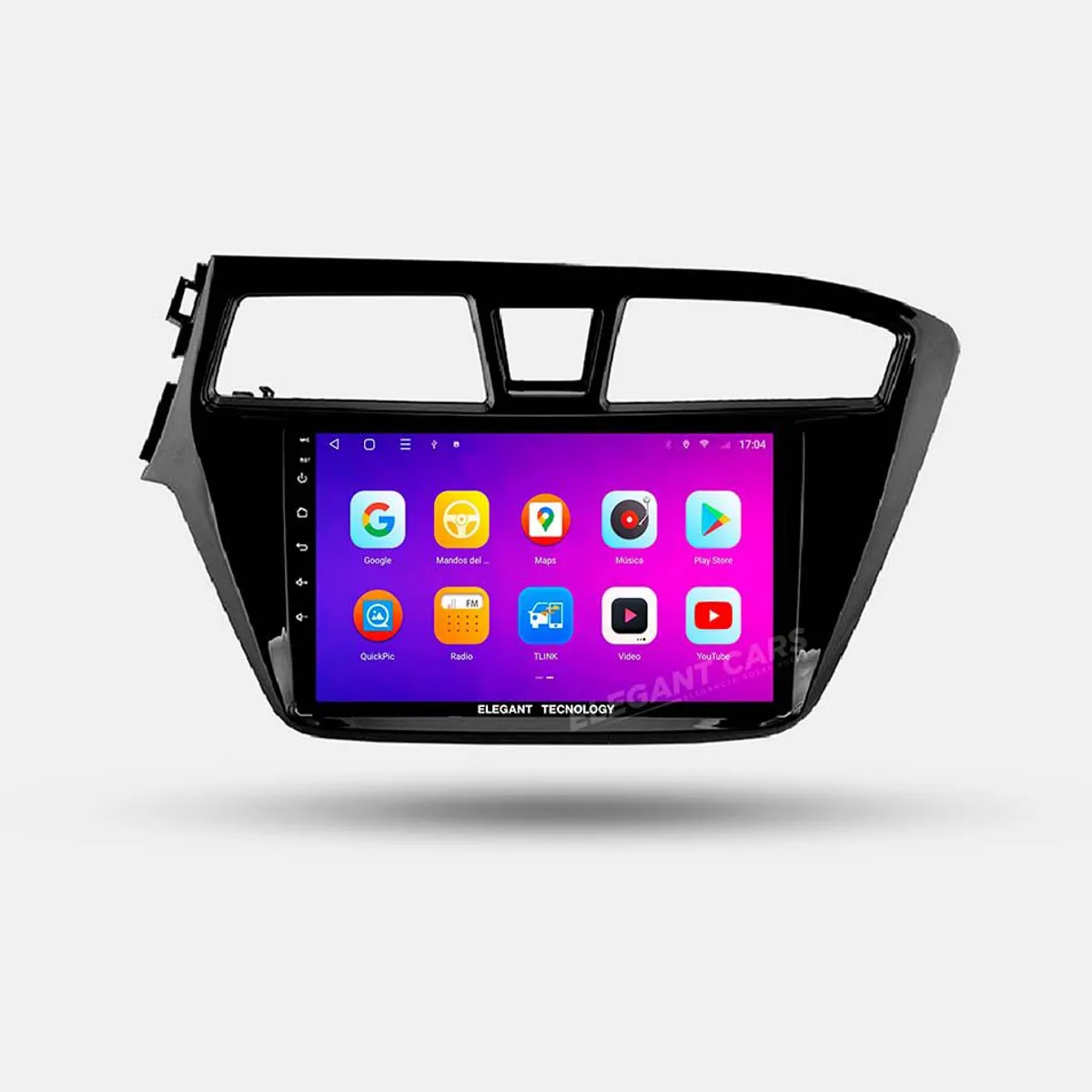 GENERICO - Autoradio Android Elegant Tecnology Hyundai i20 2014-2020 4-64Gb 4+64GB 8 Nucleos +Chip