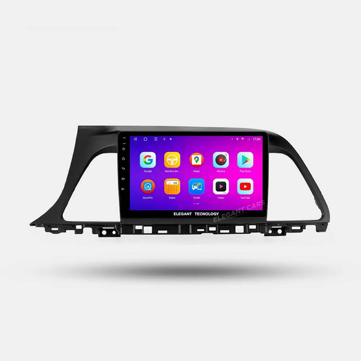 GENERICO - Autoradio Android Elegant Tecnology Hyundai Sonata 2014-2018 4-64Gb 4+64GB 8 Nucleos +Chip