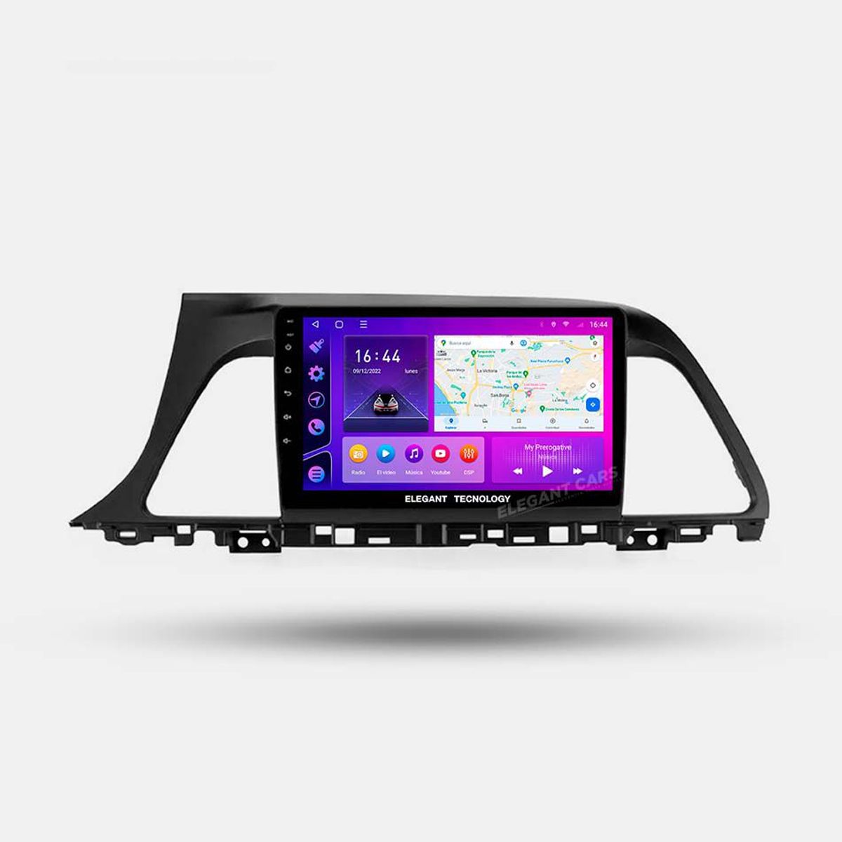 GENERICO - Autoradio Android Elegant Tecnology Hyundai Sonata 2014-2018 4-64Gb 4+64GB 8 Nucleos +Chip