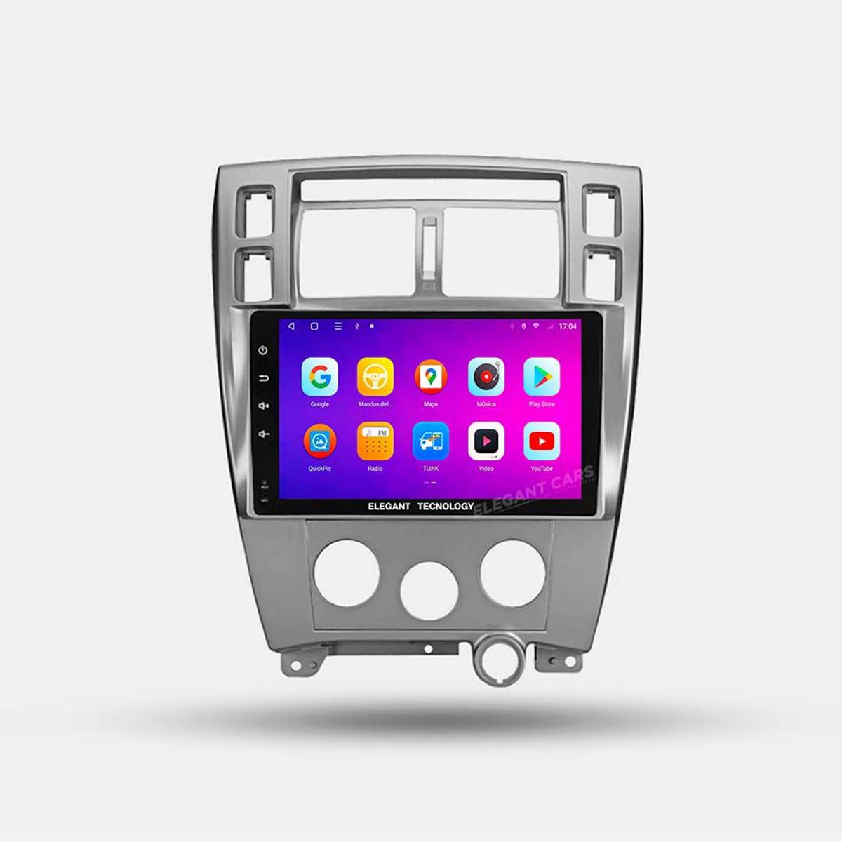 GENERICO - Autoradio Android Elegant Tecnology Hyundai Tucson 2005-2010 4-64Gb 4+64GB 8 Nucleos +Chip