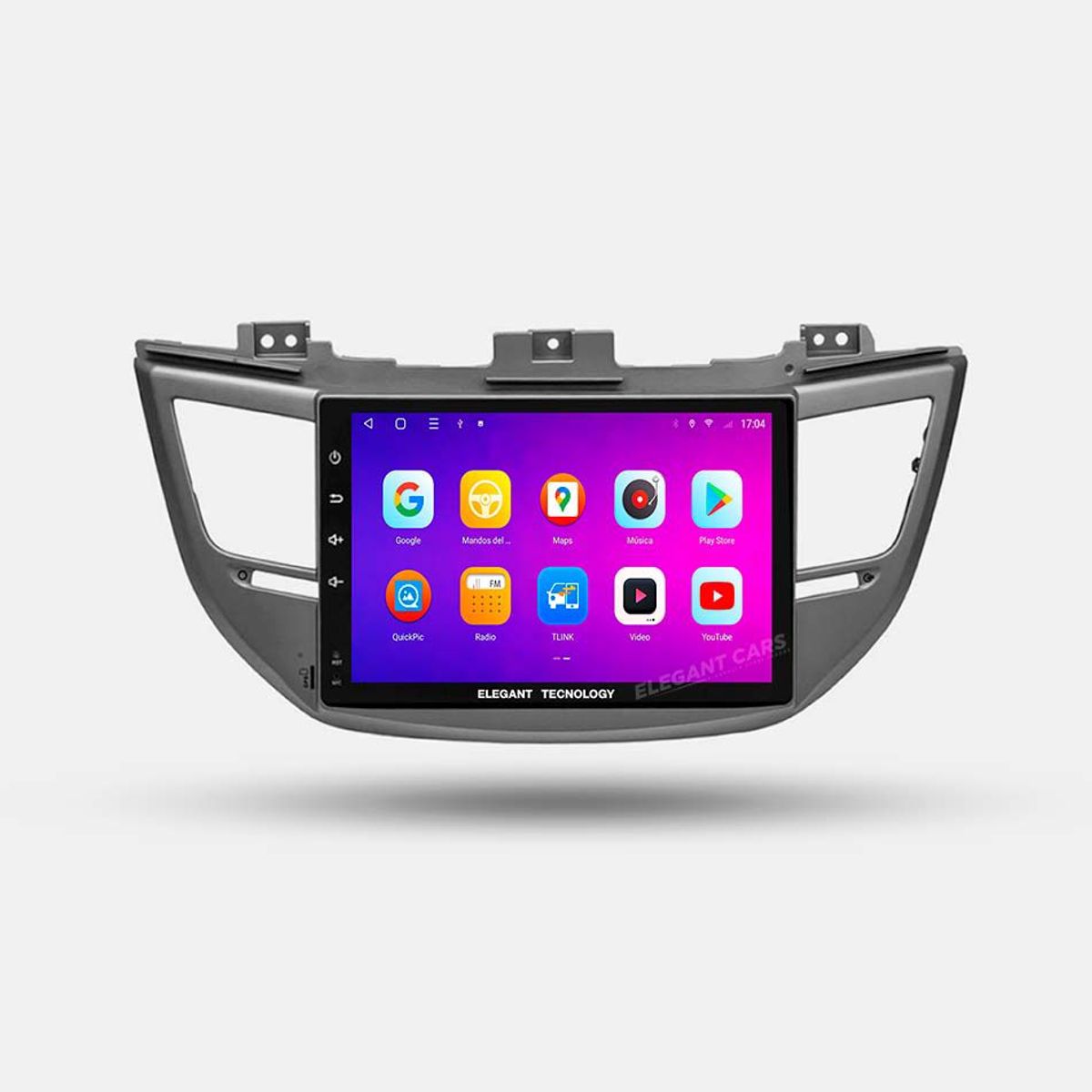 GENERICO - Autoradio Android Elegant Tecnology Hyundai Tucson 2016-2018 4-64Gb 4+64GB 8 Nucleos +Chip