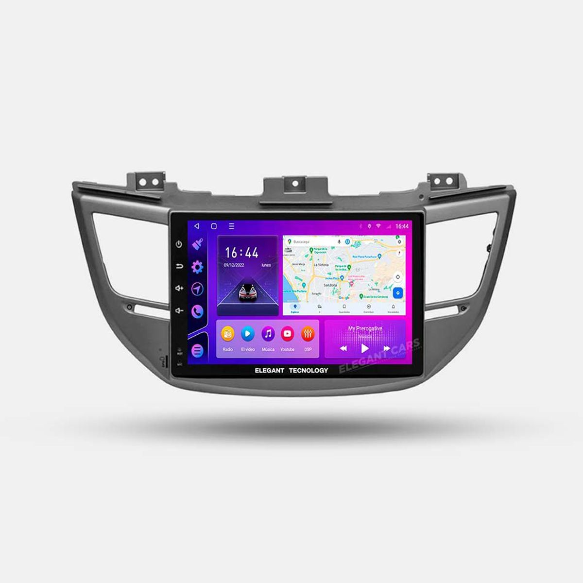 GENERICO - Autoradio Android Elegant Tecnology Hyundai Tucson 2016-2018 4-64Gb 4+64GB 8 Nucleos +Chip