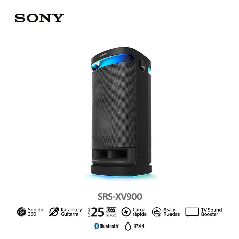 SONY - Parlantes inalámbricos de alta potencia SRS-XV900