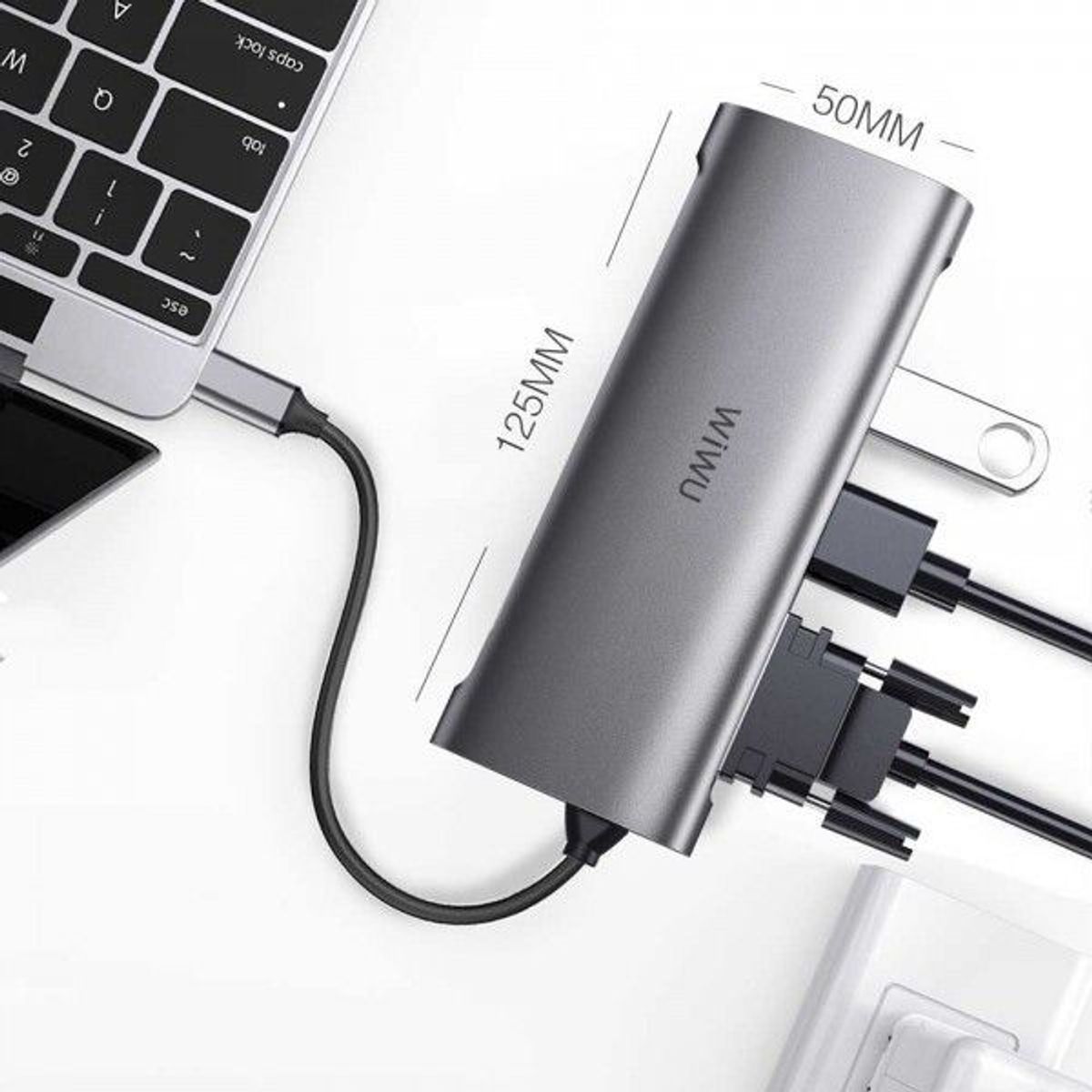 WIWU - WiWU Alpha A11312H Usb C Hub 10-in-1