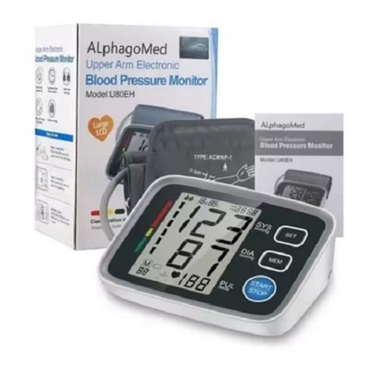 GENERICO - TENSIOMETRO BRAZO DIGITAL ALPHAGOMED