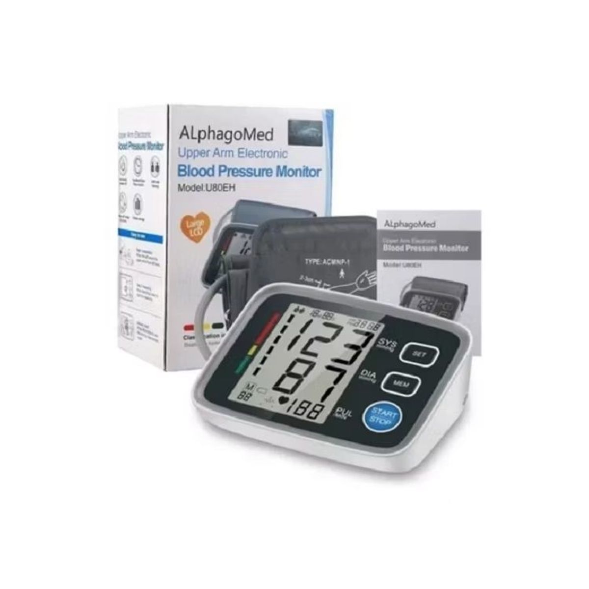 GENERICO - TENSIOMETRO BRAZO DIGITAL ALPHAGOMED
