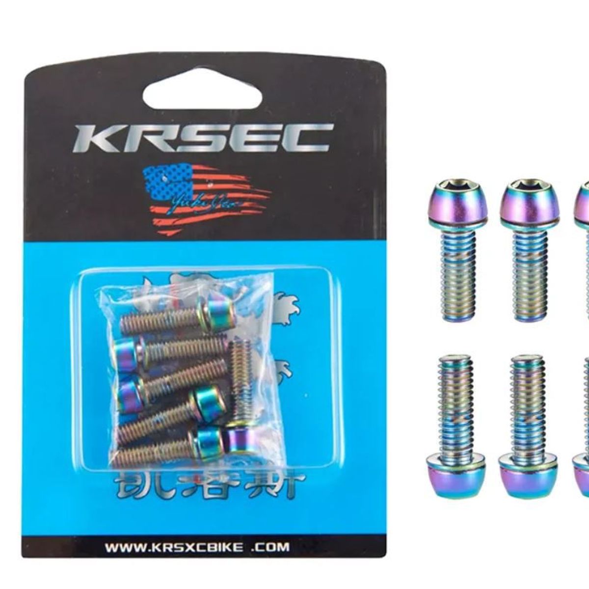 GENERICO - Pernos Para Bicicleta En Acero Inoxidable X 6