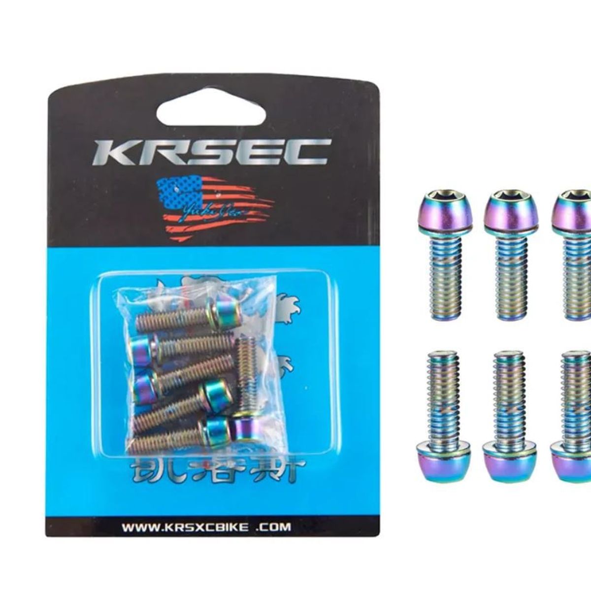 GENERICO - Pernos Para Bicicleta En Acero Inoxidable X 6