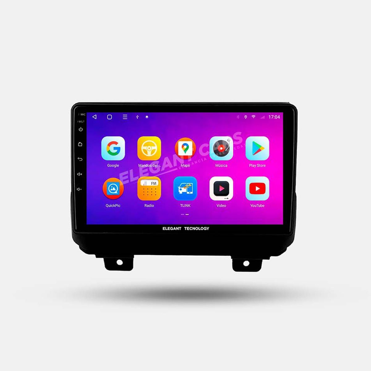 GENERICO - Autoradio Android Elegant Tecnology Jeep Wrangler 2018-2020 4-64Gb 4+64GB 8 Nucleos +Chip