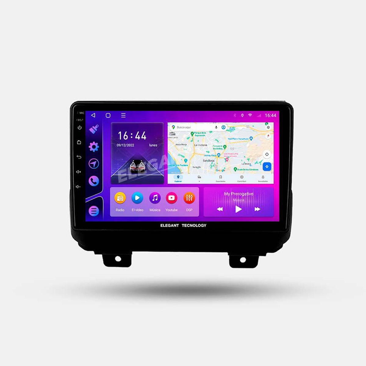 GENERICO - Autoradio Android Elegant Tecnology Jeep Wrangler 2018-2020 4-64Gb 4+64GB 8 Nucleos +Chip