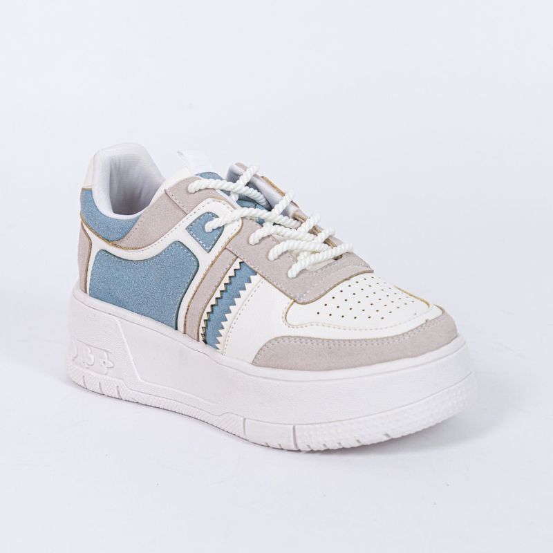 MAGDALENA SHOES - ZAPATILLAS CHUNKY MUJER ANA 838 CELESTE