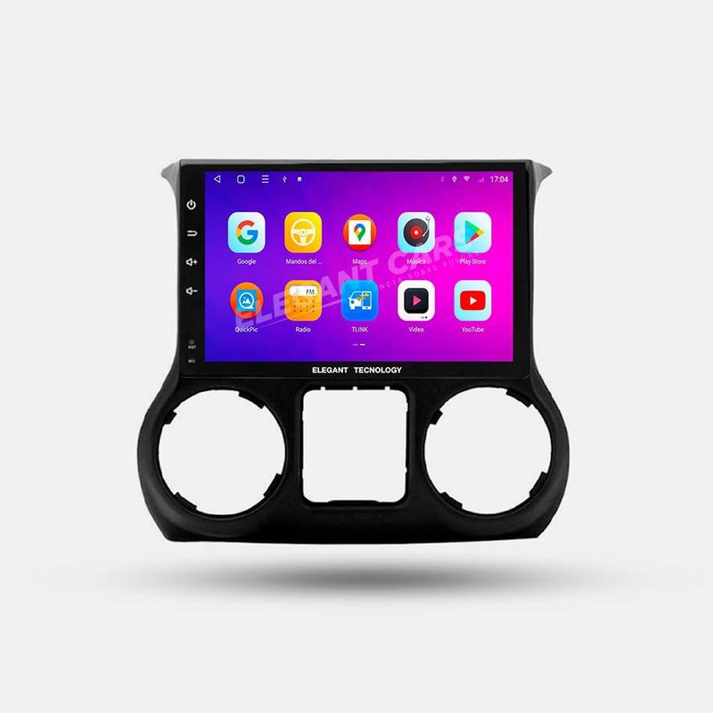 GENERICO - Autoradio Android Elegant TecnologyJeep Wrangler Rubicon 2008-2017 4-64Gb 4+64GB 8 Nucleos +Chip