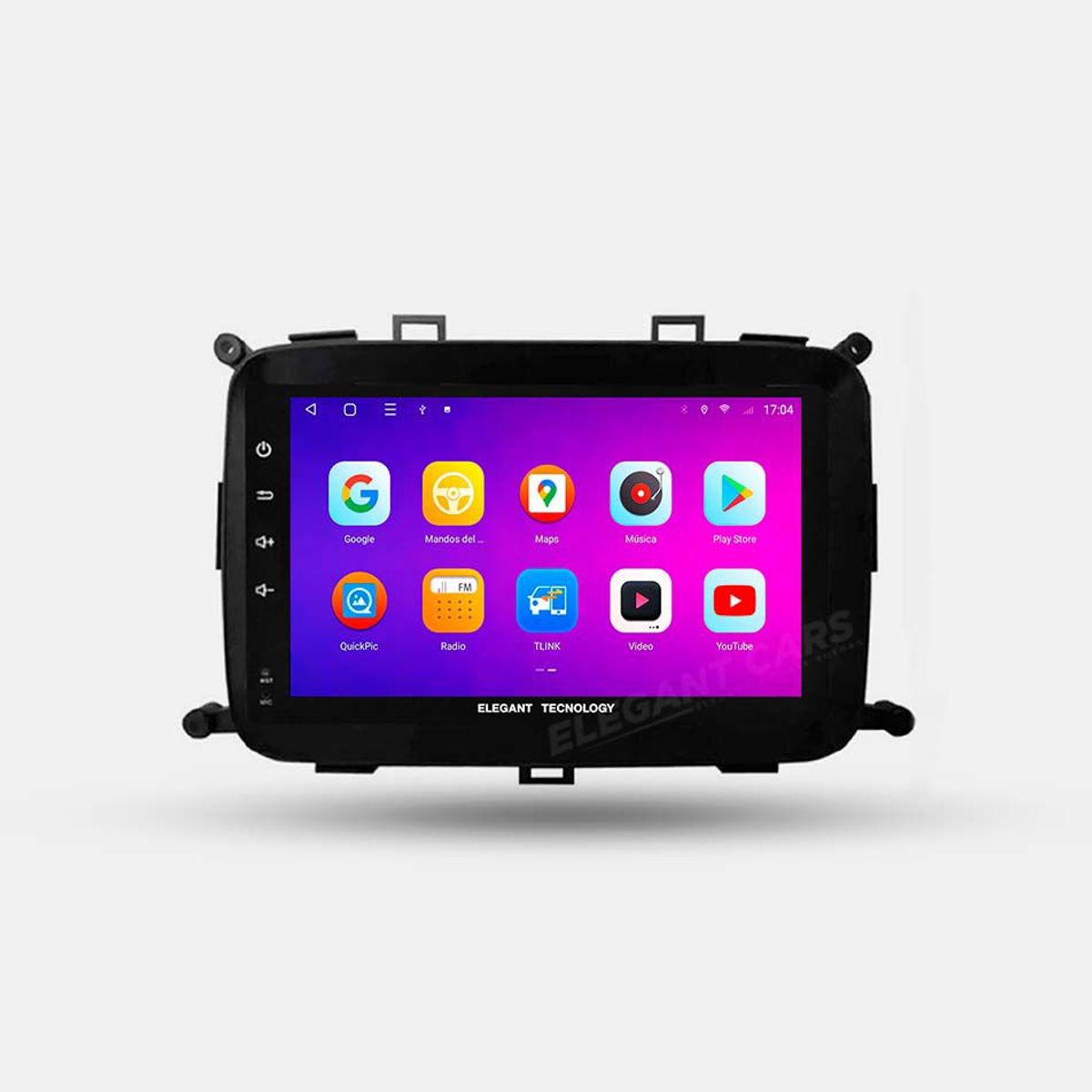 GENERICO - Autoradio Android Elegant Tecnology Kia Carens 2014-2019 4-64Gb 4+64GB 8 Nucleos +Chip