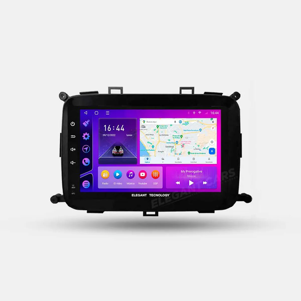 GENERICO - Autoradio Android Elegant Tecnology Kia Carens 2014-2019 4-64Gb 4+64GB 8 Nucleos +Chip