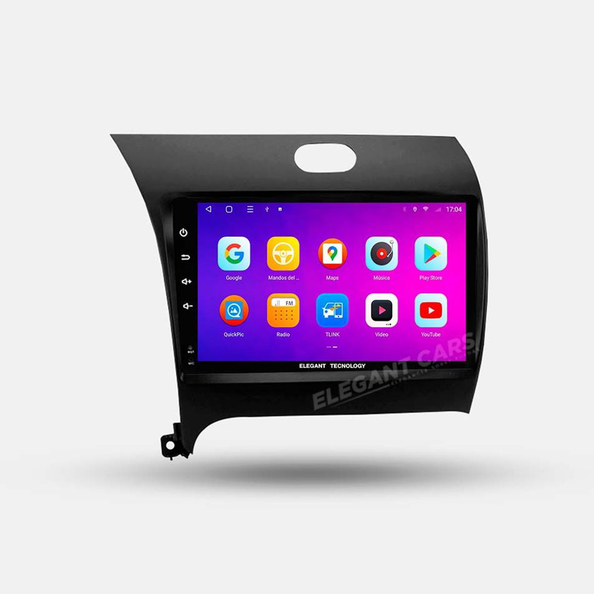 GENERICO - Autoradio Android Elegant Tecnology Kia Cerato 2013-2018 4-64Gb 4+64GB 8 Nucleos +Chip