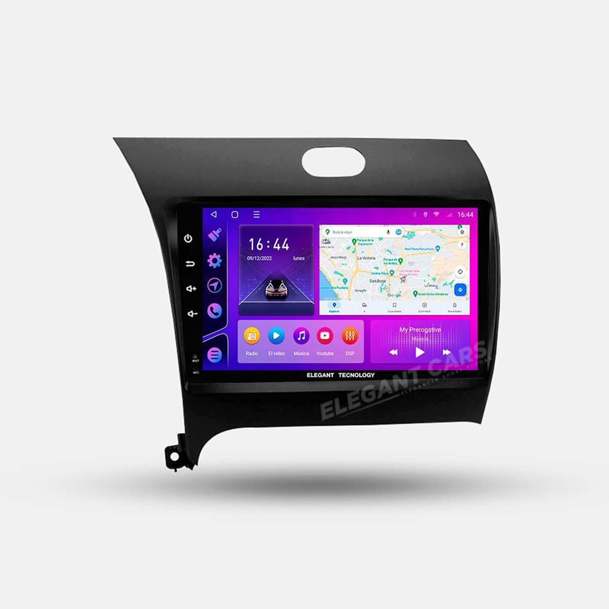 GENERICO - Autoradio Android Elegant Tecnology Kia Cerato 2013-2018 4-64Gb 4+64GB 8 Nucleos +Chip