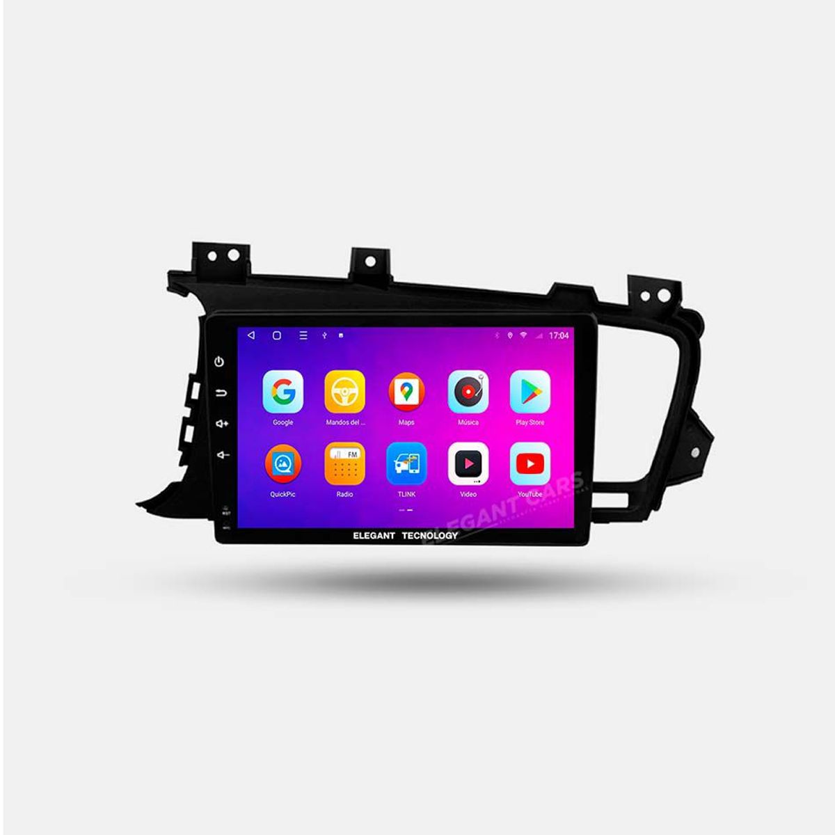 GENERICO - Autoradio Android Elegant Tecnology Kia Optima 2010-2015 4-64Gb 4+64GB 8 Nucleos +Chip