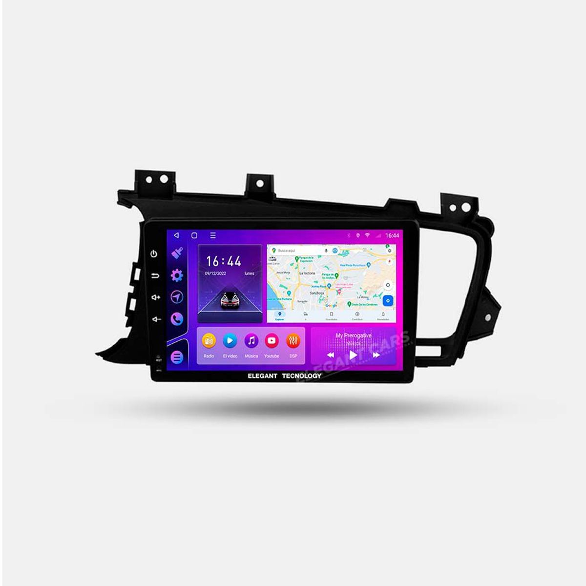 GENERICO - Autoradio Android Elegant Tecnology Kia Optima 2010-2015 4-64Gb 4+64GB 8 Nucleos +Chip