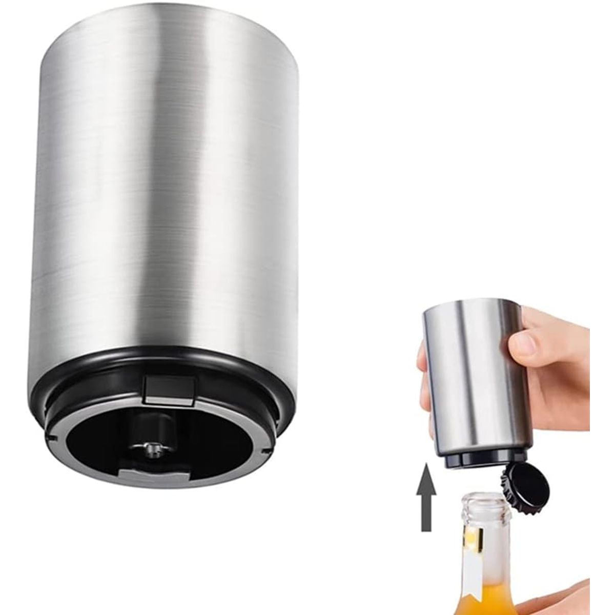 GENERICO - Abridor Destapador Automático para Botellas - Plateado