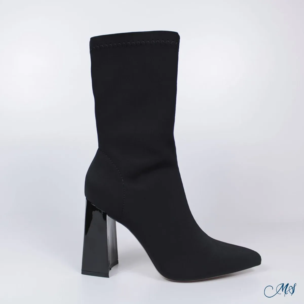 MARGLO SHOES - Botas Cortas Licra Negro M26