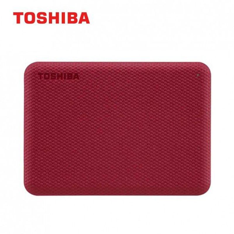 TOSHIBA - Disco Duro Toshiba 2TB Canvio Advance HDTCA20XR3AA  Rojo USB 3.0